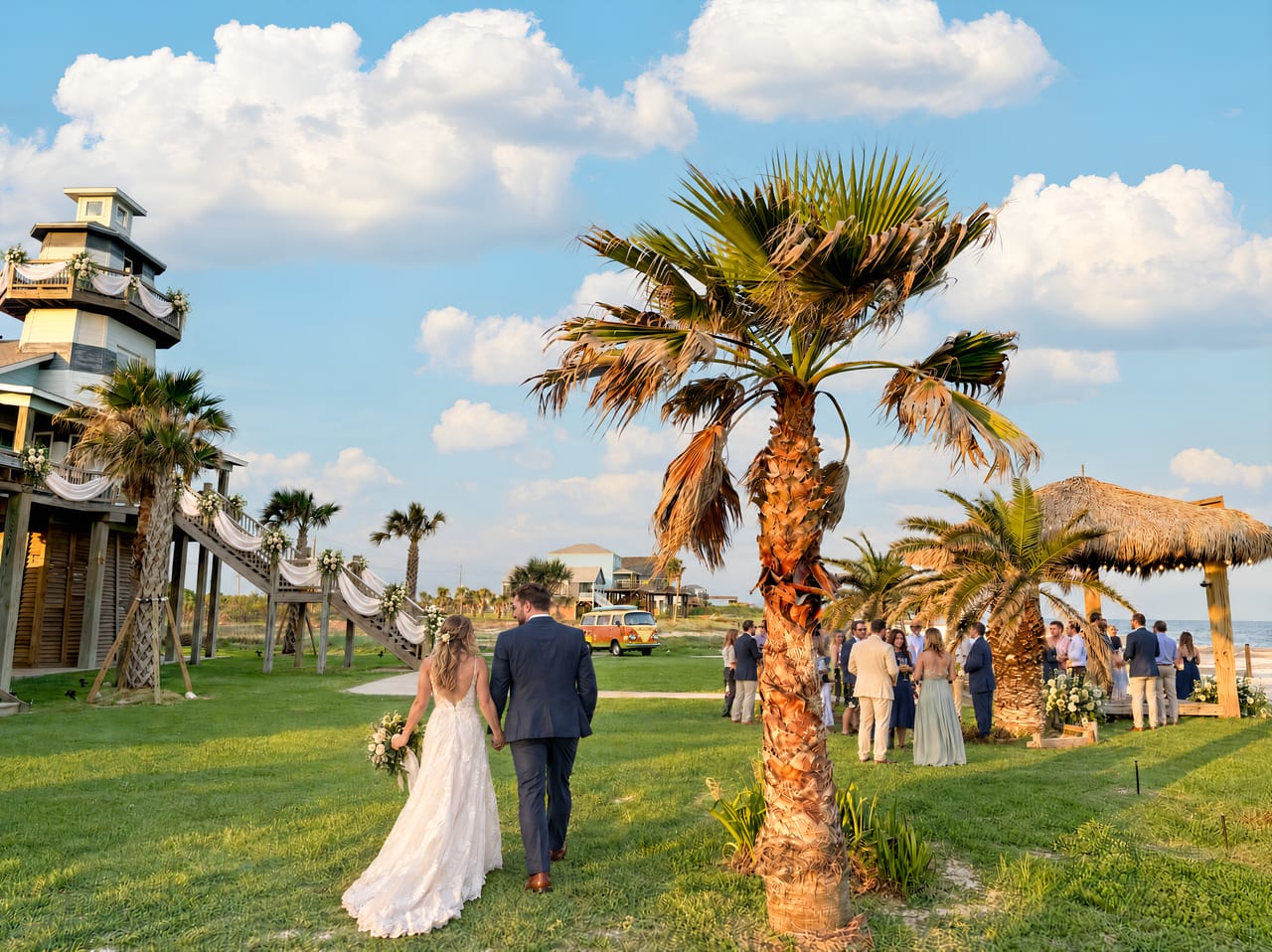 Perfect beach wedding venue at Beauty and the Beach in Crystal Beach, Texas